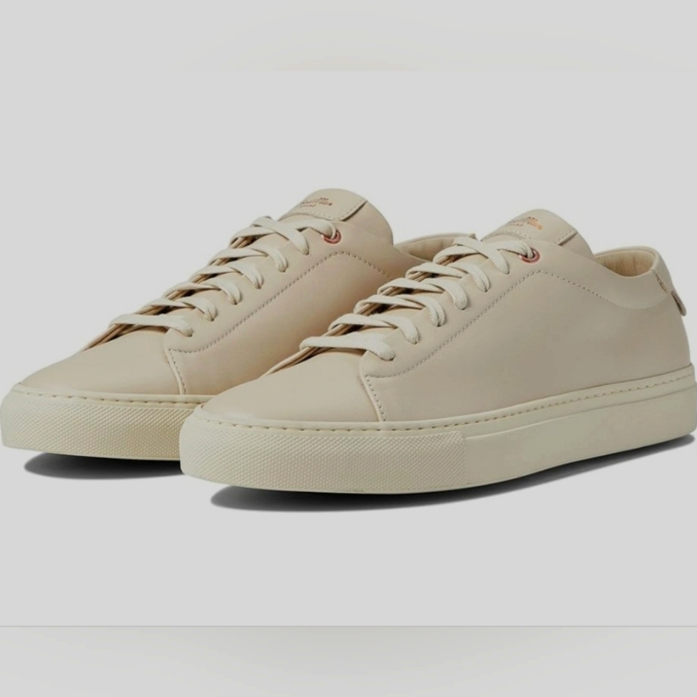 Good Man Brand Legend London Classic Cream Leather Sneakers